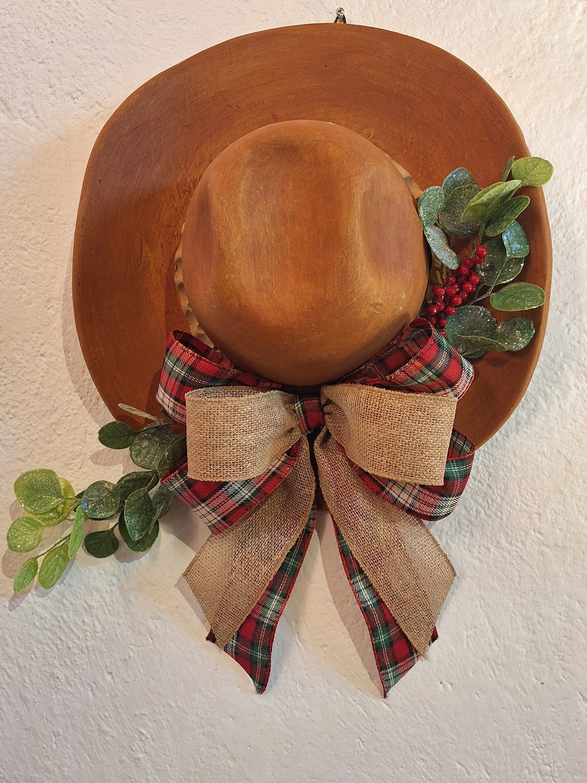Sombrero navideño en Etnia